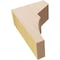 Ekena Millwork 2"W x 4"D x 6"H Classic Monterey Rough Cedar Woodgrain TimberThane Corbel, Primed Tan CORUR02X04X06MONRCPR - alternate 5